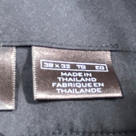 Nike Tiger Woods Pants Mens 38x32 Black Flat Front‎ Golf Performance - Picture 8 of 12